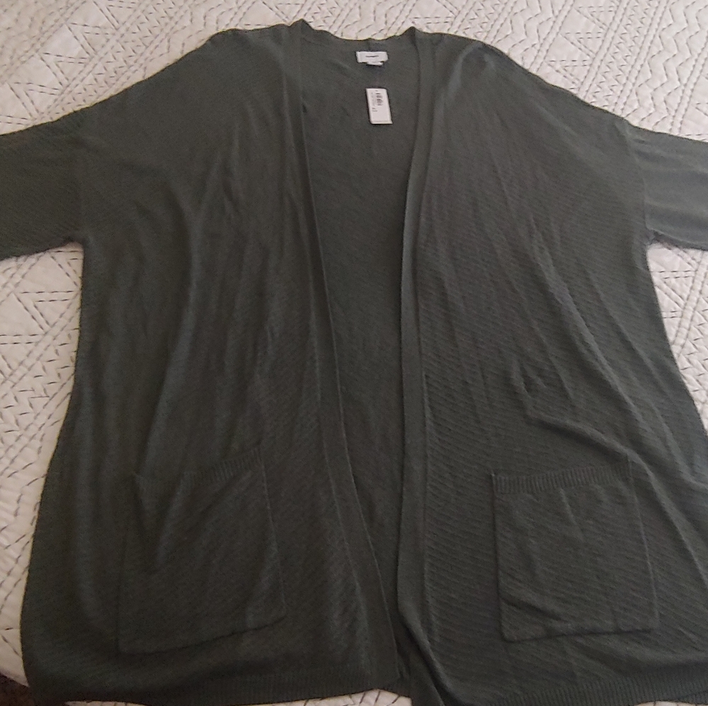 Old Navy Open Front Boyfriend Cardigan